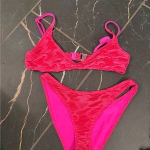 Triangl Swimwear Hot Pink Bikini